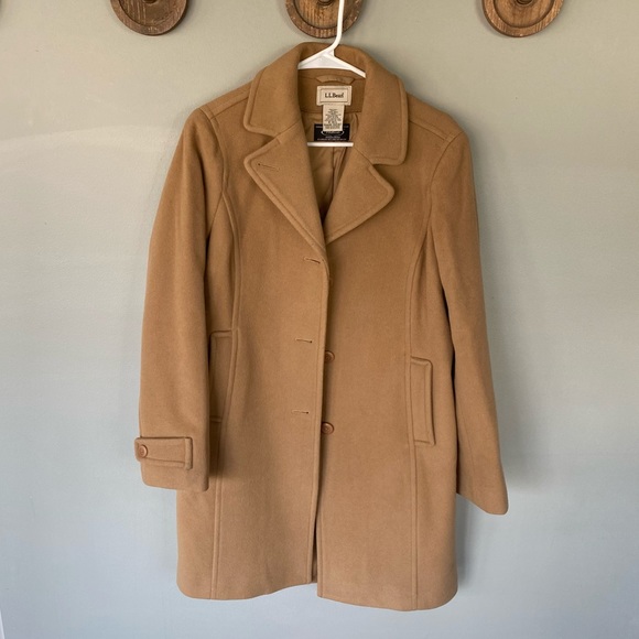 ll bean camel coat